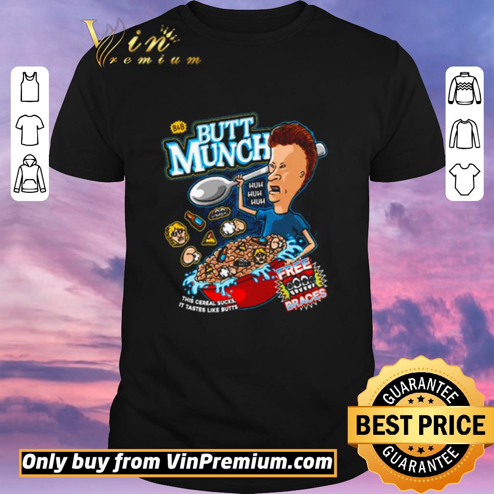 Top Butt Munch Cereal Beavis And Butthead shirt sweater