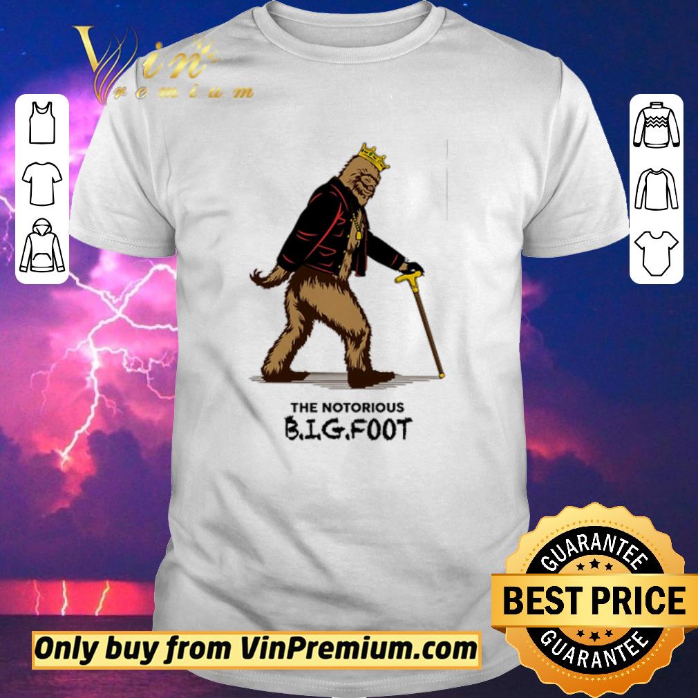 Awesome The Notorious B.i.g.foot shirt sweater