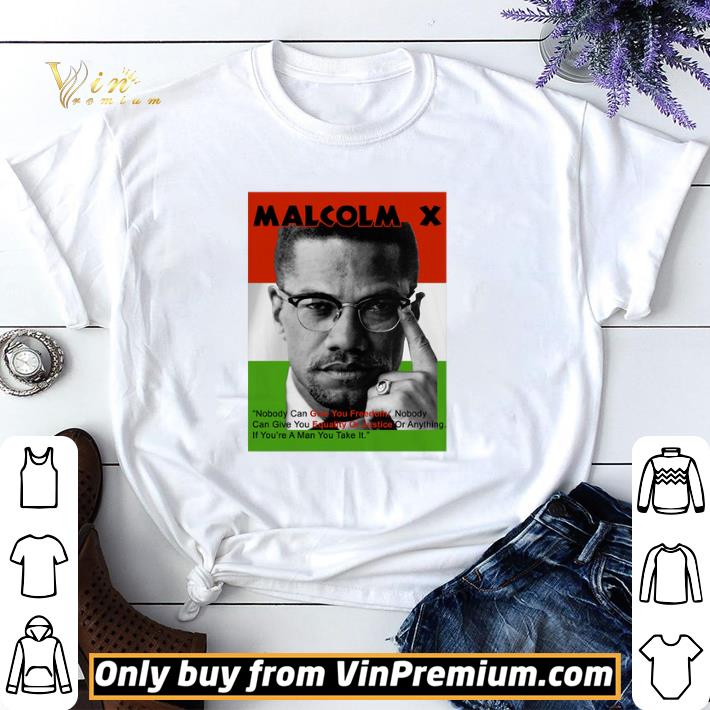 Malcolm X Tee shirt sweater