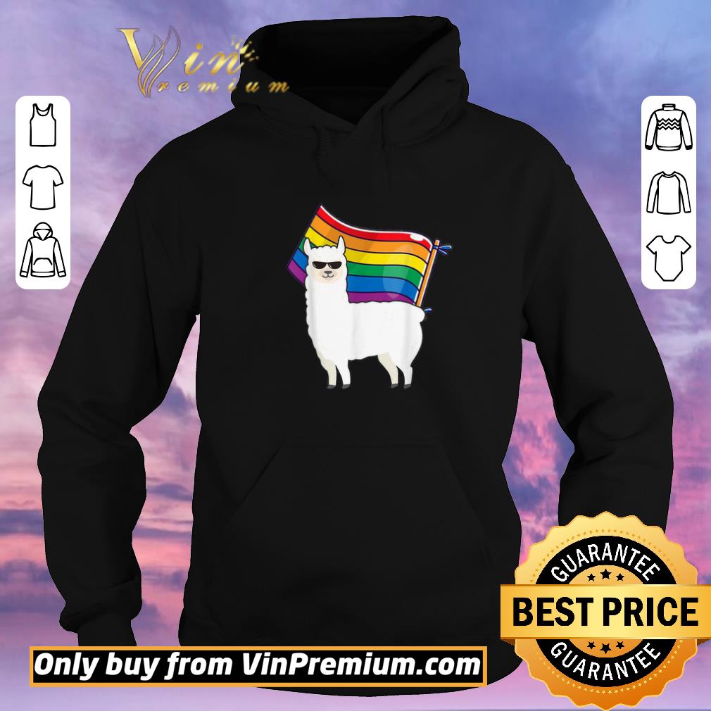 2e2b7bbc hot lgbt flag llama gay lesbian rainbow shirt sweater 4 - Hot Lgbt Flag Llama Gay Lesbian Rainbow shirt sweater