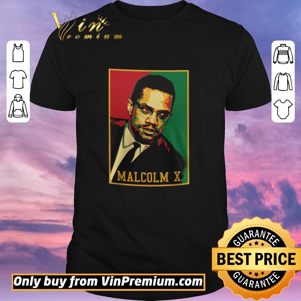 Pretty Malcolm X Retro Polo shirt sweater
