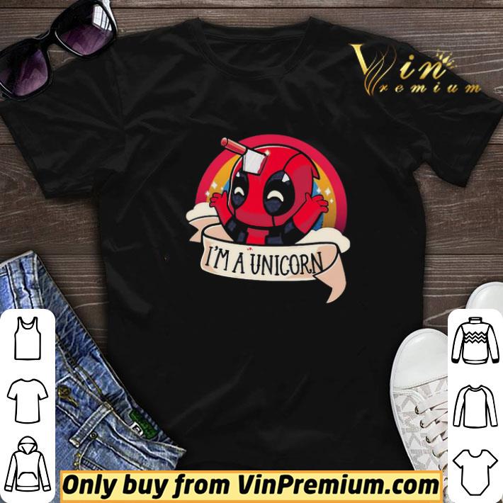 Baby Deadpool I’m a unicorn shirt sweater