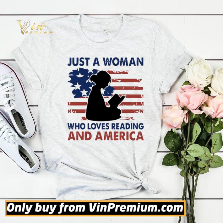 33cc2d6c just a woman who loves reading and america 4th of july shirt sweater 4 - Just A Woman Who Loves Reading And America 4th Of July shirt sweater
