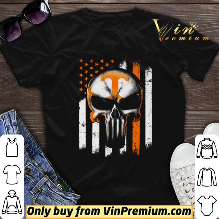 Tennessee Volunteers Skull American flag shirt sweater
