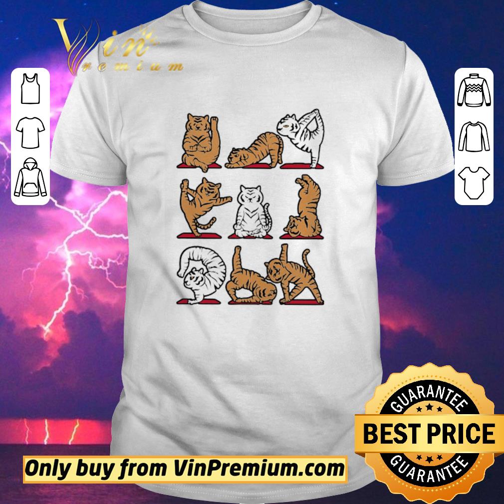 Premium Tigers Doing Yoga shirt sweater