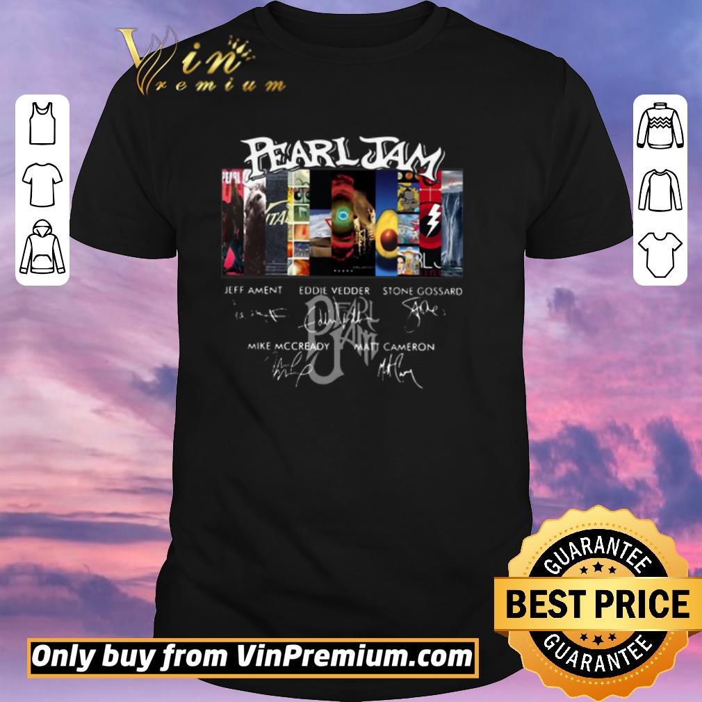 Pretty Pearl Jam Signatures shirt sweater