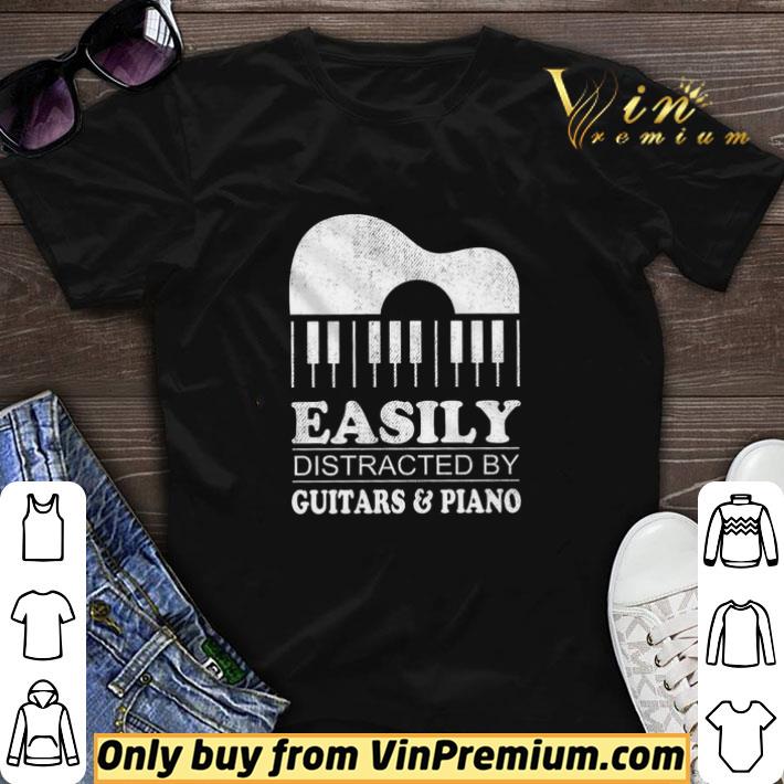 Easily Distracted By Guitars & Piano shirt sweater
