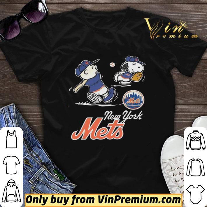 Charlie Brown And Snoopy play Baseball New York Mets shirt sweater