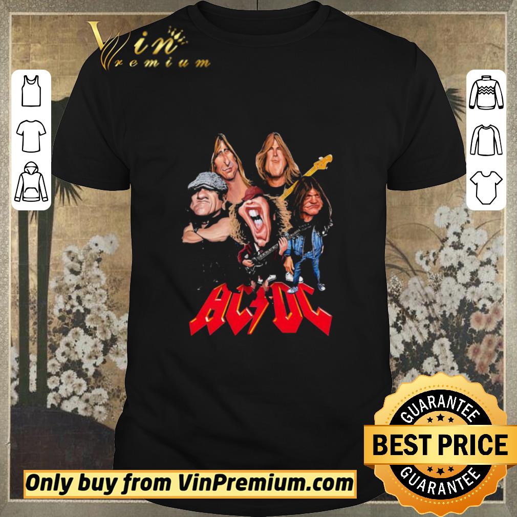 Awesome ACDC Band Hard Rock Members Cartoon shirt sweater