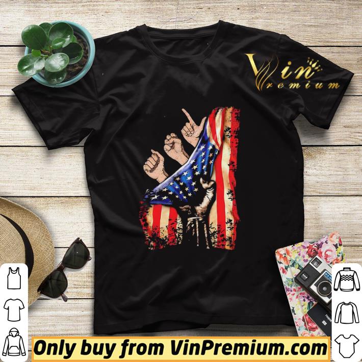 4f3a256f american sign language hand american flag veteran independence day shirt sweater 4 - American Sign Language hand American flag veteran Independence day shirt sweater