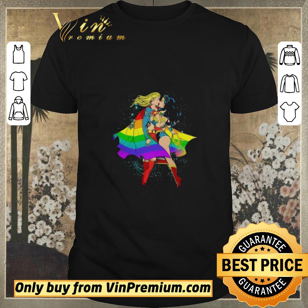 Awesome Love Is Love – Supergirl And Wonder Woman LGBT shirt sweater