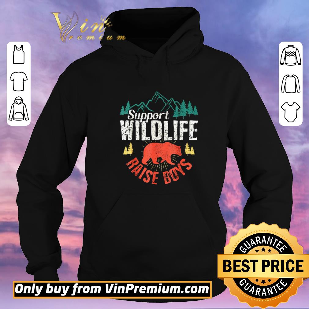 Original Support Wildlife Raise Boys Mom Dad Wild One Funny Gift shirt sweater 5196d5c3 original support wildlife raise boys mom dad wild one funny gift shirt sweater 4 - Original Support Wildlife Raise Boys Mom Dad Wild One Funny Gift shirt sweater