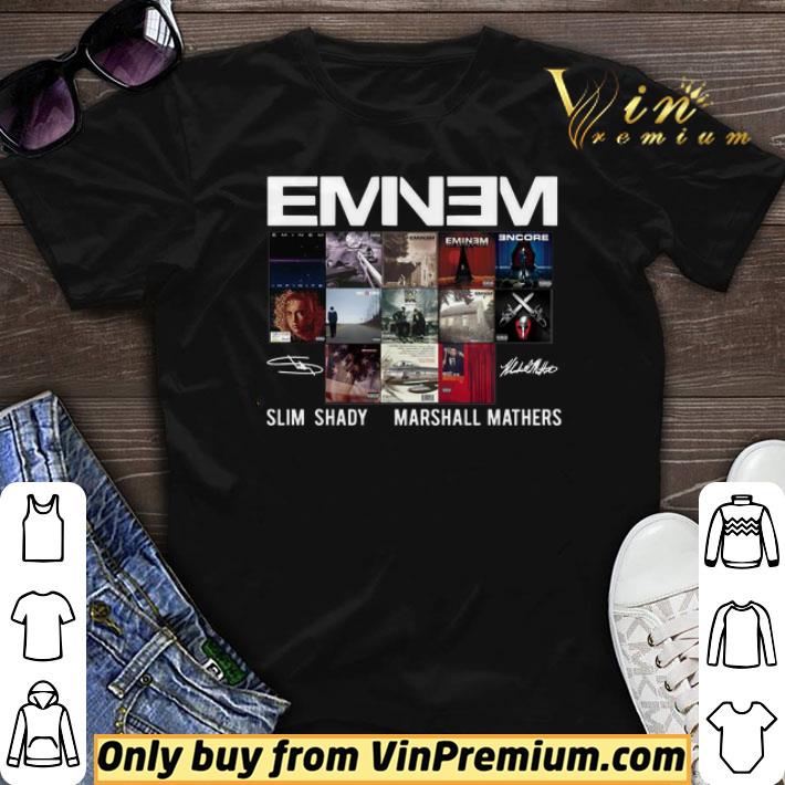 Eminem Slim Shady Marshall Mathers Signatures shirt sweater