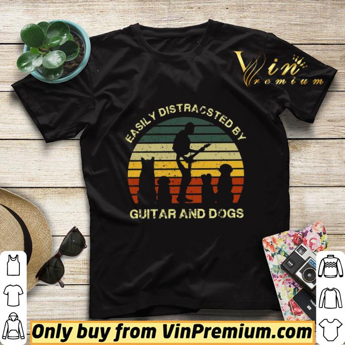 5c778052 easiol y distracted by guitar and dogs vintage shirt sweater 4 - Easiol y distracted by guitar and dogs vintage shirt sweater