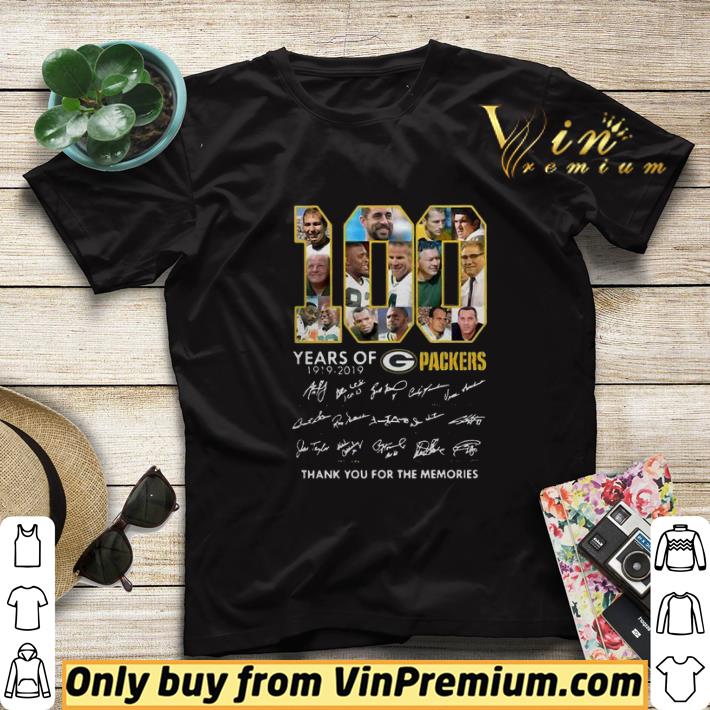 5cf8f57b 1100 years green bay packers 1919 2019 thank you for the memories signature shirt sweater 4 - 1100 Years Green Bay Packers 1919-2019 Thank You For The Memories Signature shirt sweater