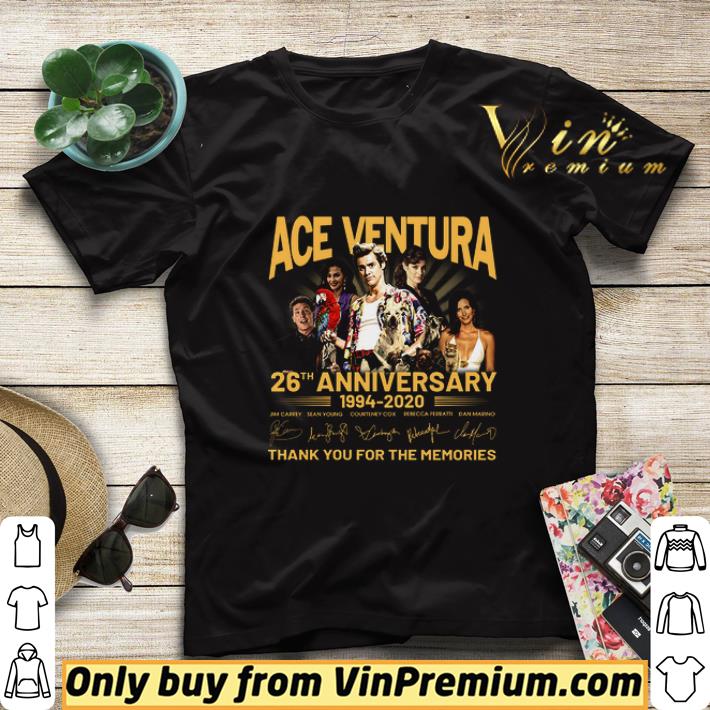 Ace Ventura 26th Anniversary 1994 2020 Signature Thank You For The Memories shirt sweater 5ddcc7f7 ace ventura 26th anniversary 1994 2020 signature thank you for the memories shirt sweater 4 - Ace Ventura 26th Anniversary 1994 2020 Signature Thank You For The Memories shirt sweater