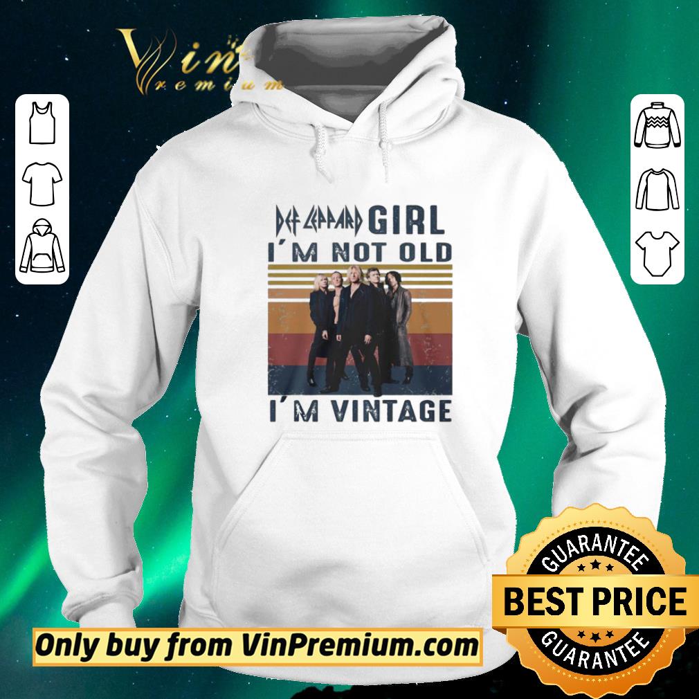 61b70d91 awesome def leppard girl i m not old i m vintage shirt sweater 4 - Awesome Def Leppard girl I’m not old I’m vintage shirt sweater