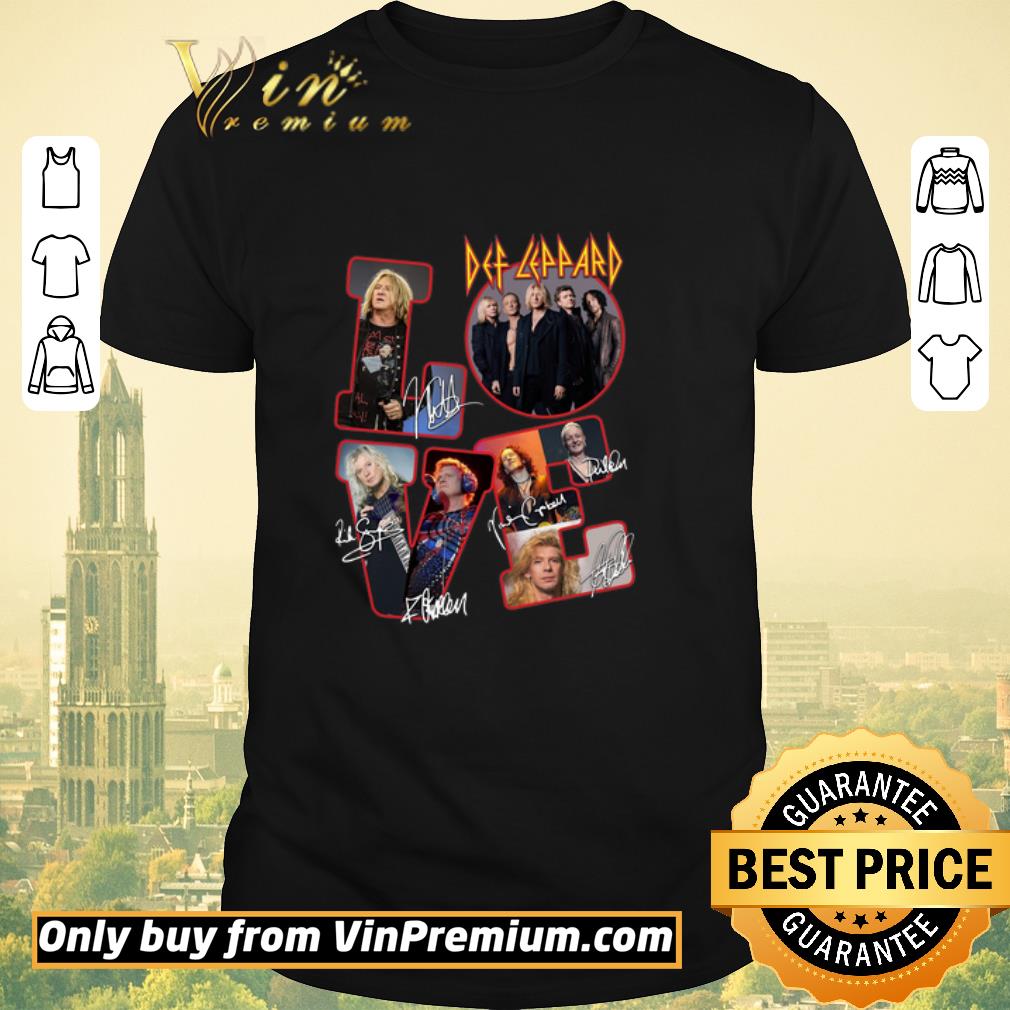 Hot Love Def Leppard Signature shirt sweater