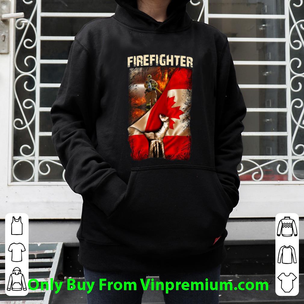 6b885044 nice firefighter canada flag shirt 4 - Nice Firefighter Canada Flag shirt