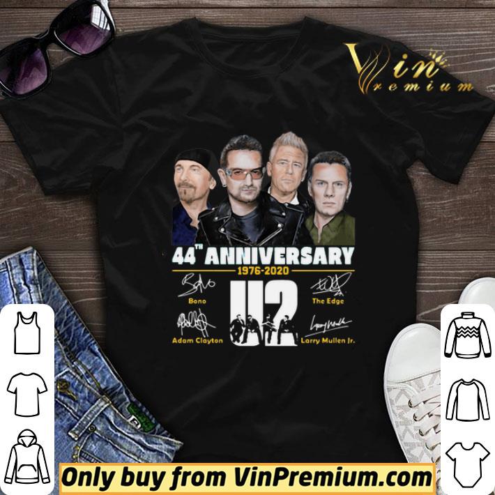 44th anniversary 1976 2020 u2 members signatures shirt sweater