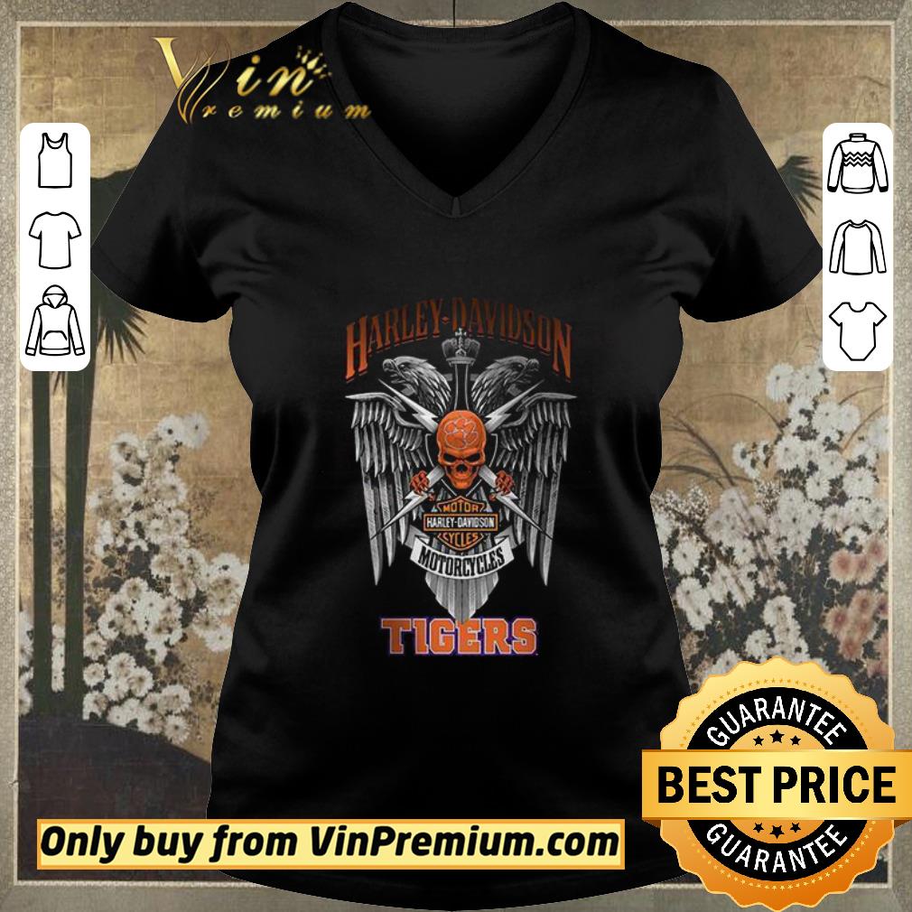 Funny Harley Davidson Motor Cycles Tigers shirt sweater Funny Harley Davidson Motor Cycles Tigers shirt sweater