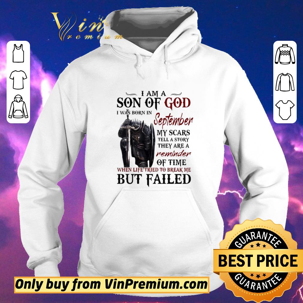 7fef97ee funny templar knight i am son of god i was born in september shirt sweater 4 - Funny Templar Knight I Am Son Of God I was Born In September shirt sweater