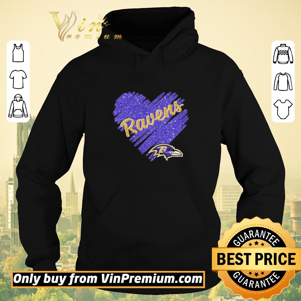 838be558 official love baltimore ravens football team heart diamond shirt sweater 4 - Official Love baltimore ravens football team heart diamond shirt sweater