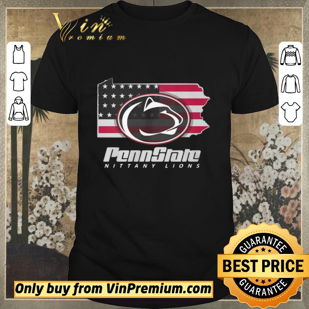 Pretty Penn State Nittany Lions American Flag shirt sweater