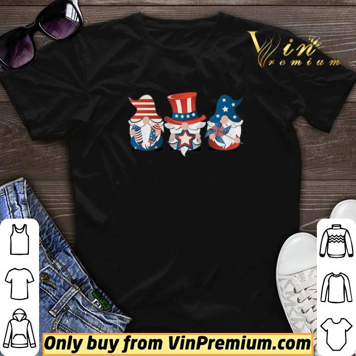 4th Of July American Flag Gnome shirt sweater