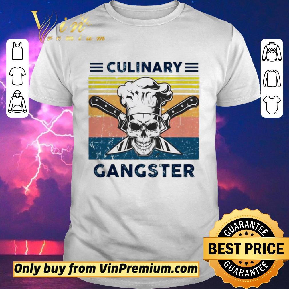Original Culinary gangster vintage shirt