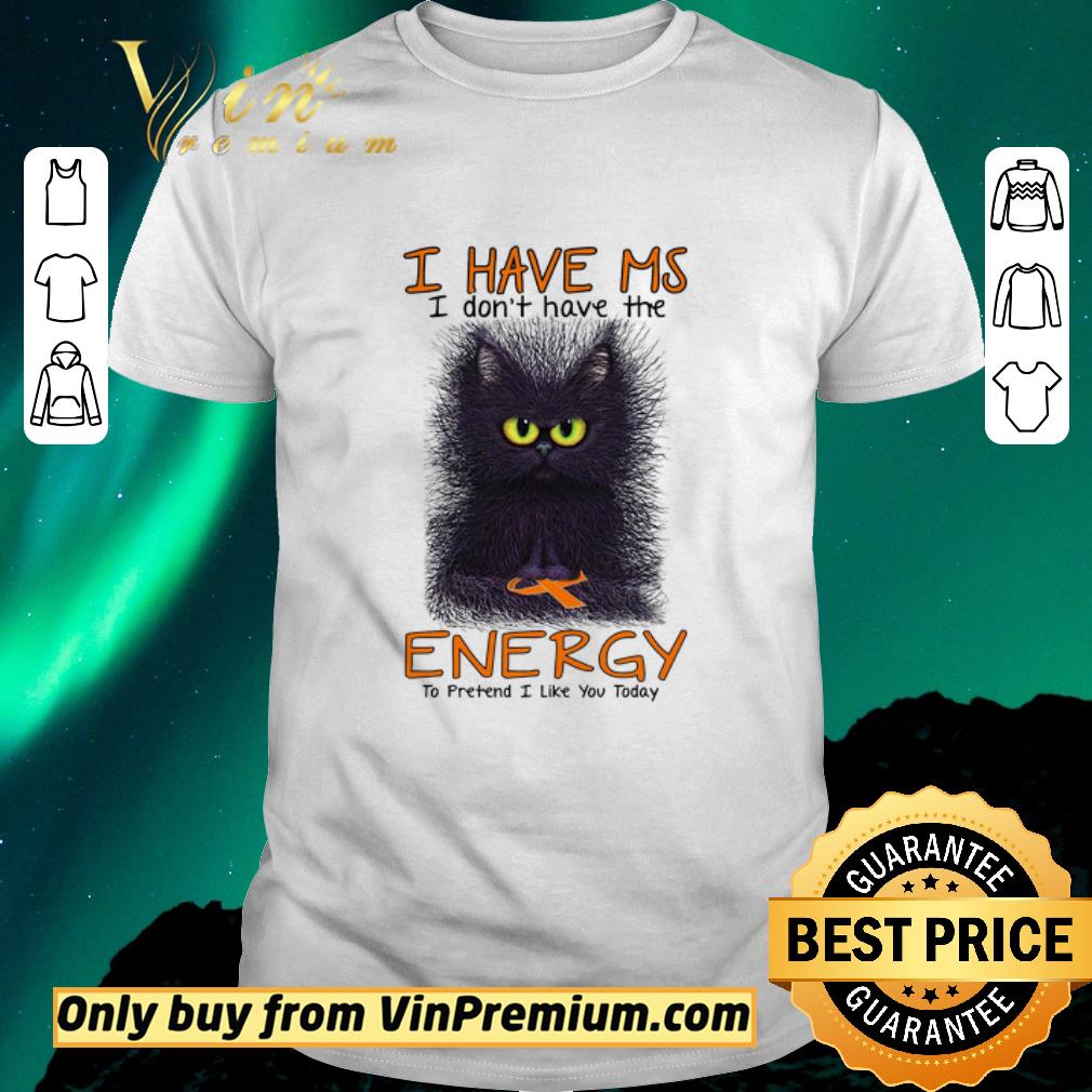 Funny Raise Multiple Sclerosis Awareness I Have Ms I Don't Have The Energy shirt sweater