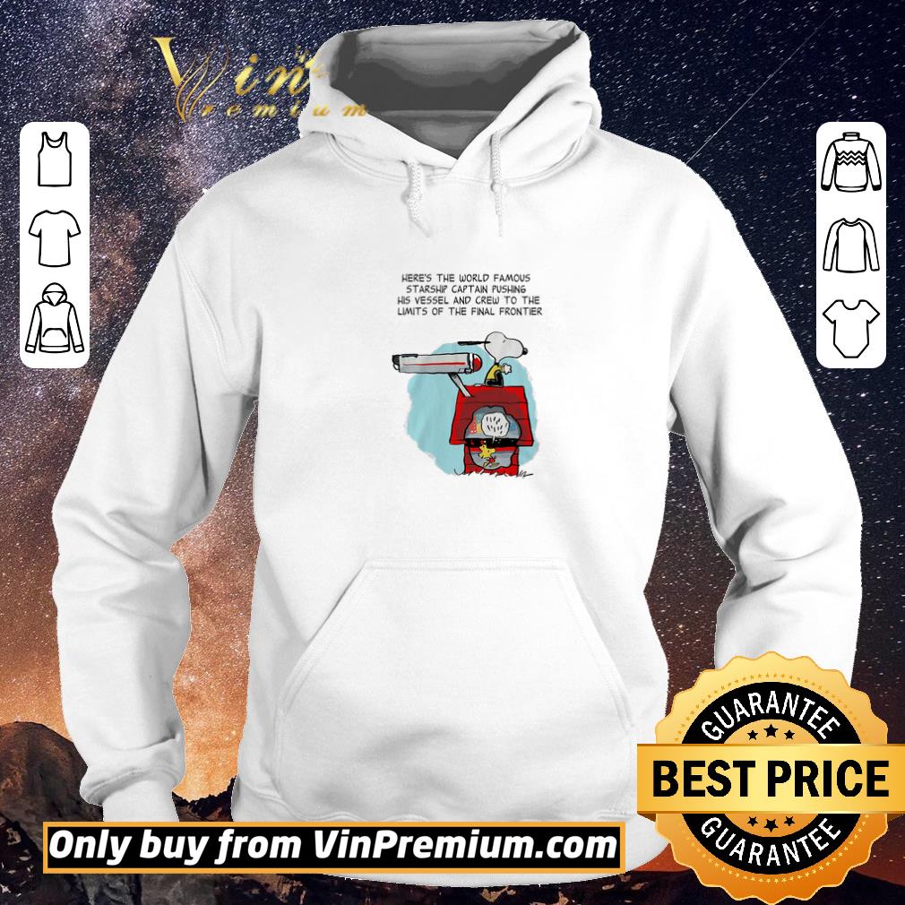 9d46ab84 premium snoopy here s the world famous starship captain pushing his vessel shirt sweater 4 - Premium Snoopy Here's The World Famous Starship Captain Pushing His Vessel shirt sweater
