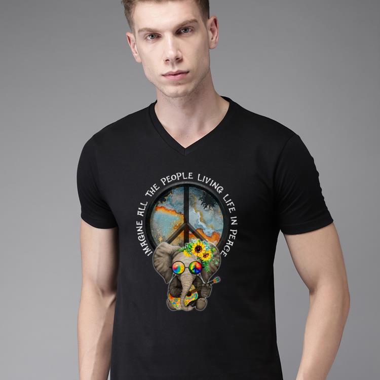 Original All The People Imagine Living Life In Peace Shirt Original All The People Imagine Living Life In Peace Shirt