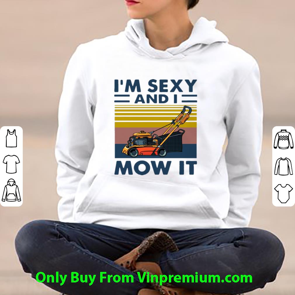 9e6c72a8 original vintage mower i m sexy and i mow it shirt 4 - Original Vintage Mower I’m Sexy And I Mow It shirt