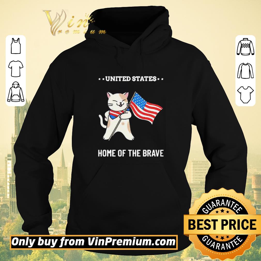 a0db3bde nice cat united states home of the brave shirt sweater 4 - Nice Cat United States Home Of The Brave shirt sweater