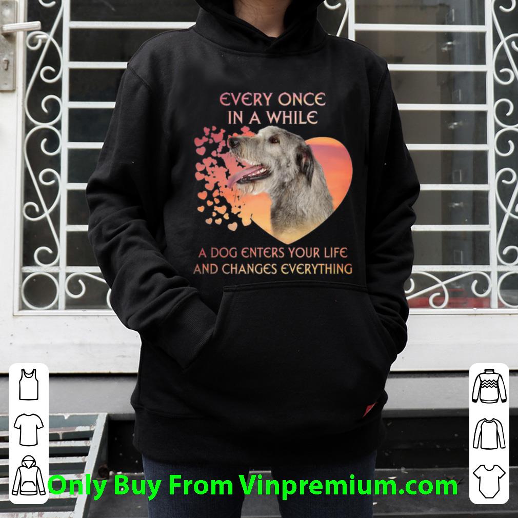 a21d13cd nice irish wolfhound a dog enters you life and changes every thing shirt 4 - Nice Irish Wolfhound A Dog Enters You Life And Changes Every Thing shirt