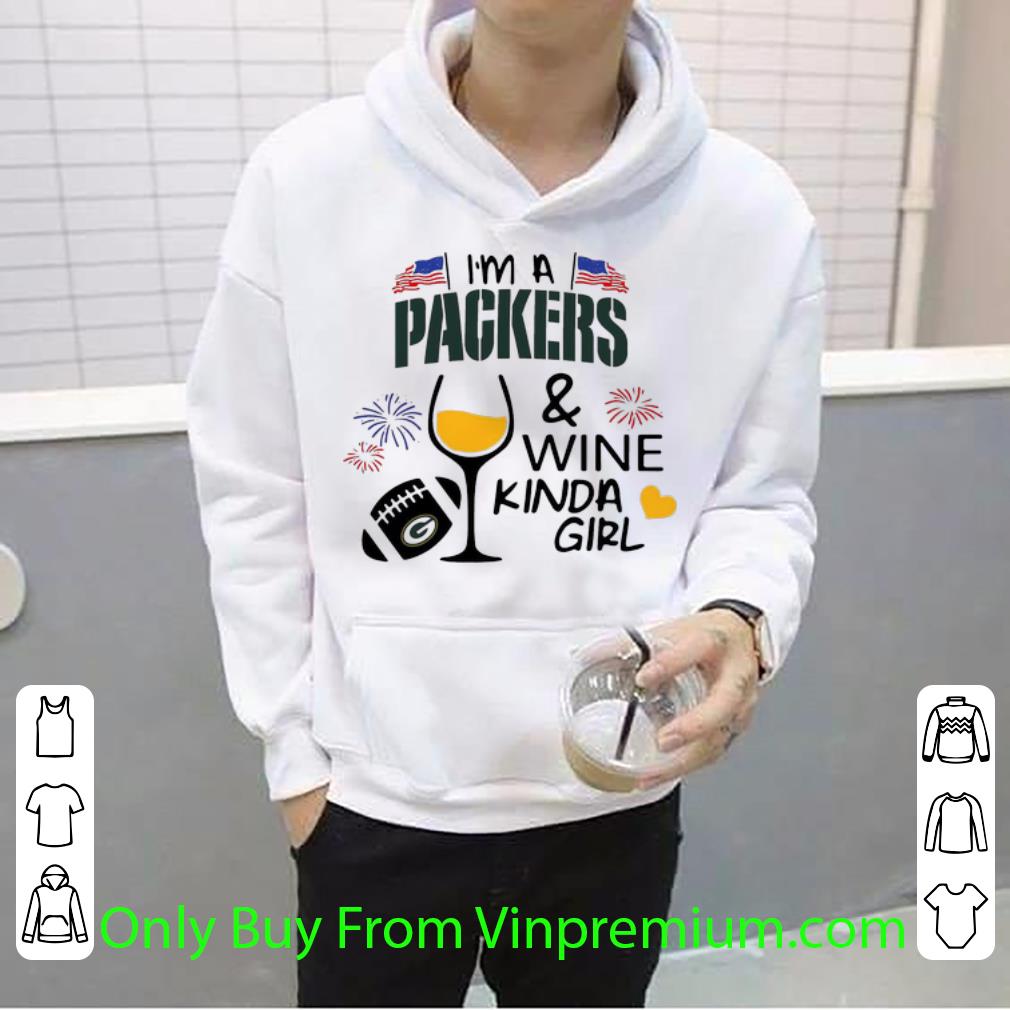 a757a7b7 nice i m a packers and wine kinda girl american flag shirt 4 - Nice I’m A Packers And Wine Kinda Girl American Flag shirt