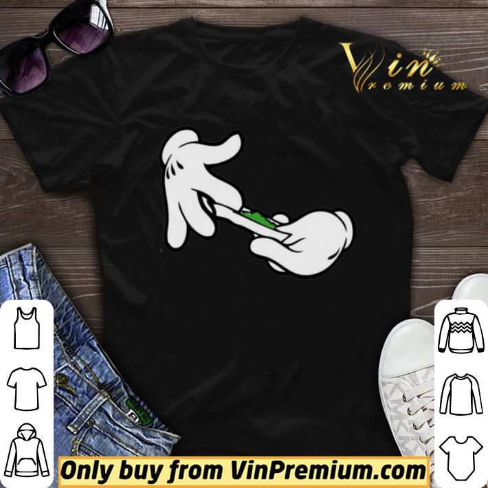 Mickey Mouse Hands Rolling A Joint shirt sweater Mickey Mouse Hands Rolling A Joint shirt sweater