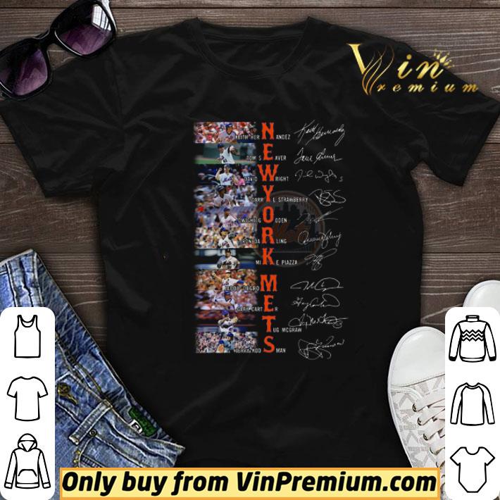 New York Mets Team Signatures shirt sweater