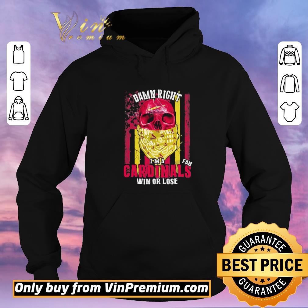 a96711b8 premium skull damn right i m a st louis cardinals fan win or lose shirt sweater 4 - Premium Skull Damn Right I’m A St. Louis Cardinals Fan Win Or Lose shirt sweater