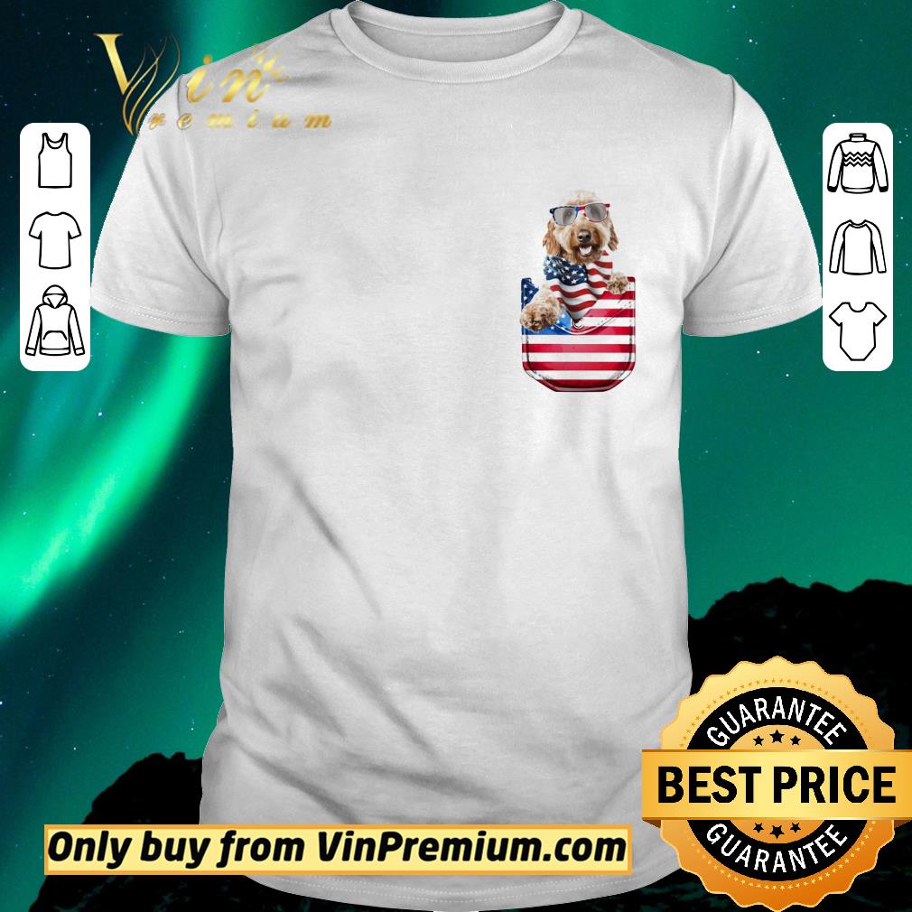 Hot Goldendoodle In Pocket 4th Of July Independence Day shirt sweater