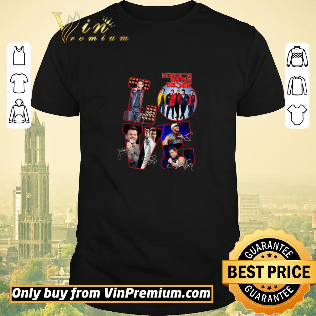 Original Love New Kids On The Block Signature shirt sweater