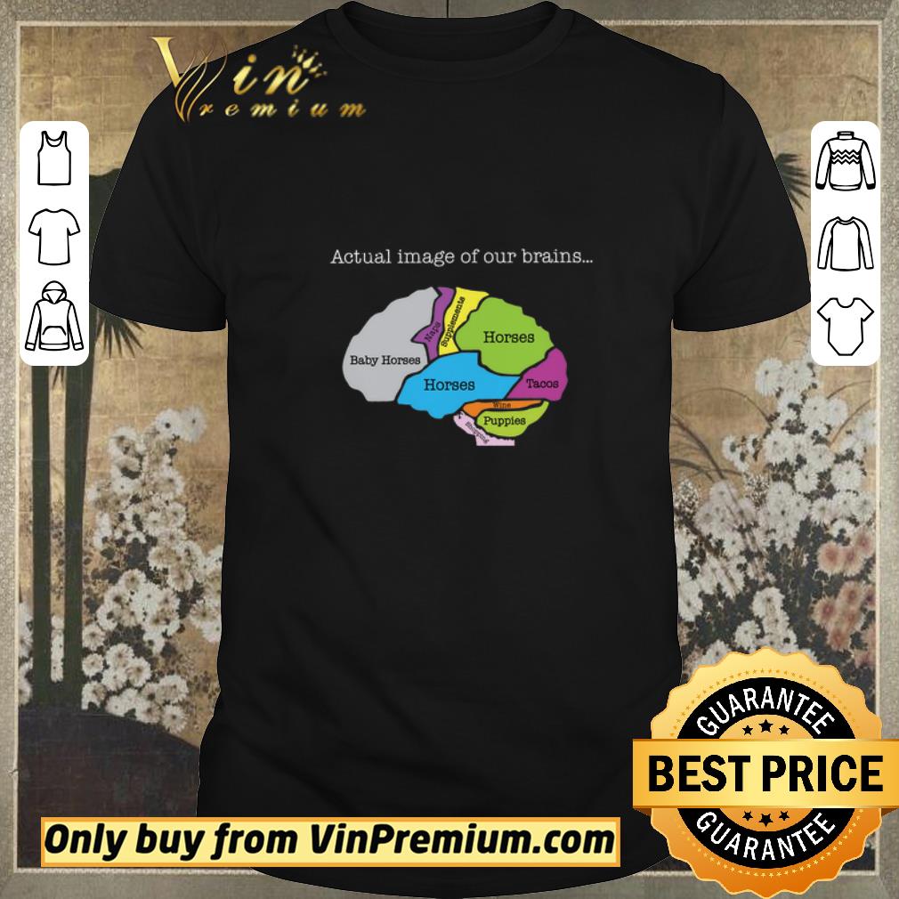 Nice Actual Image Of Our Brains Baby Horses Naps Supplements Horses Tacos Wine shirt sweater