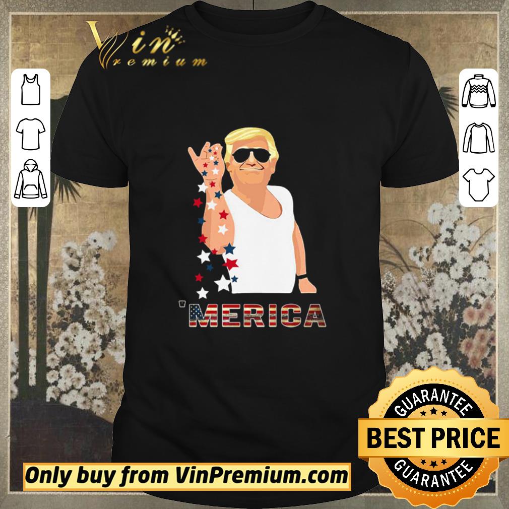 Premium Trump Salt bae Merica USA flag shirt sweater