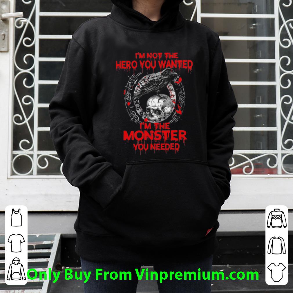 b3fc702d nice viking raven i m not the hero you wanted i m the monster you needed shirt 4 - Nice Viking Raven I'm Not The Hero You Wanted I'm The Monster You Needed shirt