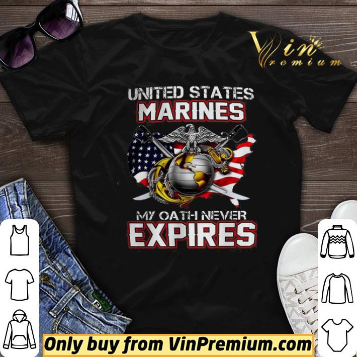 United States Marines My Oath Never Expires shirt sweater