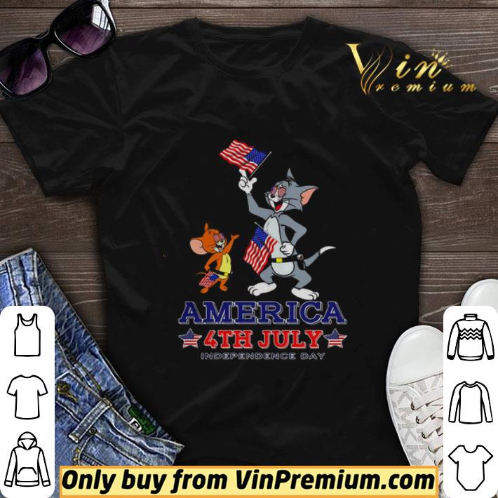 Tom and jerry america 4th july independence day shirt sweater