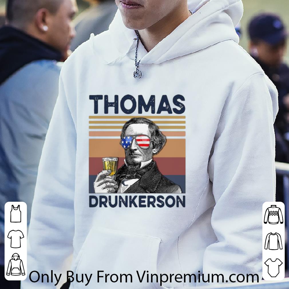 ba4187e0 original vintage thomas drunkerson drink beer american flag shirt 4 - Original Vintage Thomas Drunkerson Drink Beer American Flag shirt