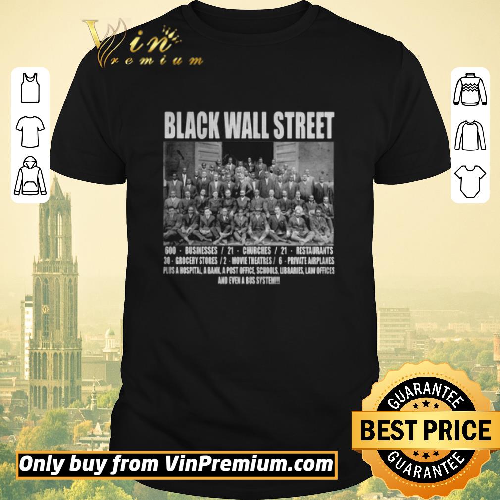Awesome Black wall street never forget shirt sweater