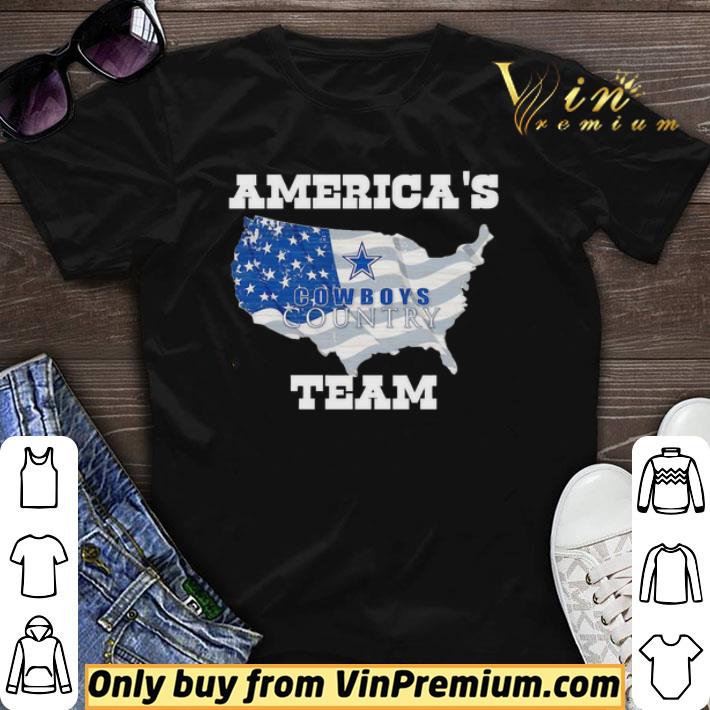 America's Cowboys Country team flag shirt sweater